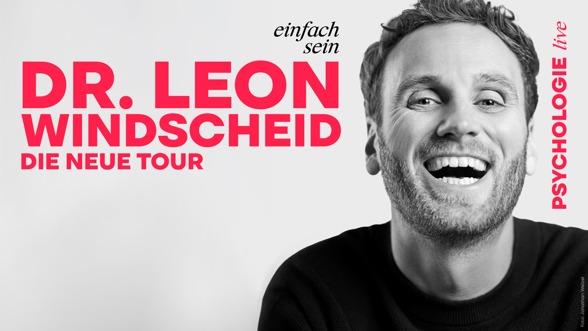 EINFACH SEIN Psychologie Live Tour Plakat